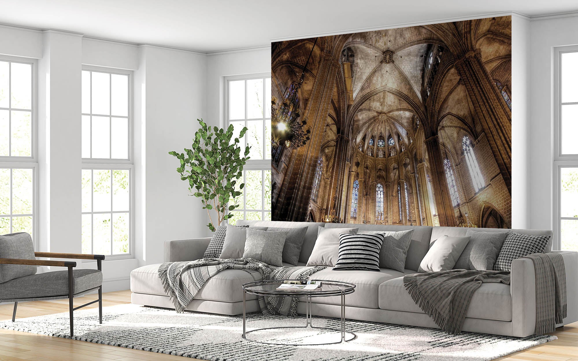 Kathedraal Santa Eulalia- LW00005 Fotobehang