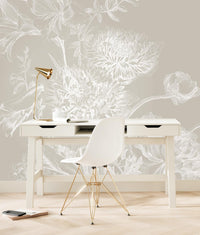 KEK Amsterdam Engraved Flowers Wallpaper WP-758-R - 8 Sheets