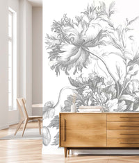 KEK Amsterdam Engraved Flowers Wallpaper WP-813 - 4 Sheets