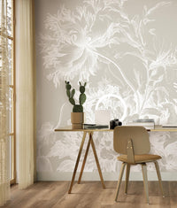 KEK Amsterdam Engraved Flowers Wallpaper WP-818 - 8 Sheets