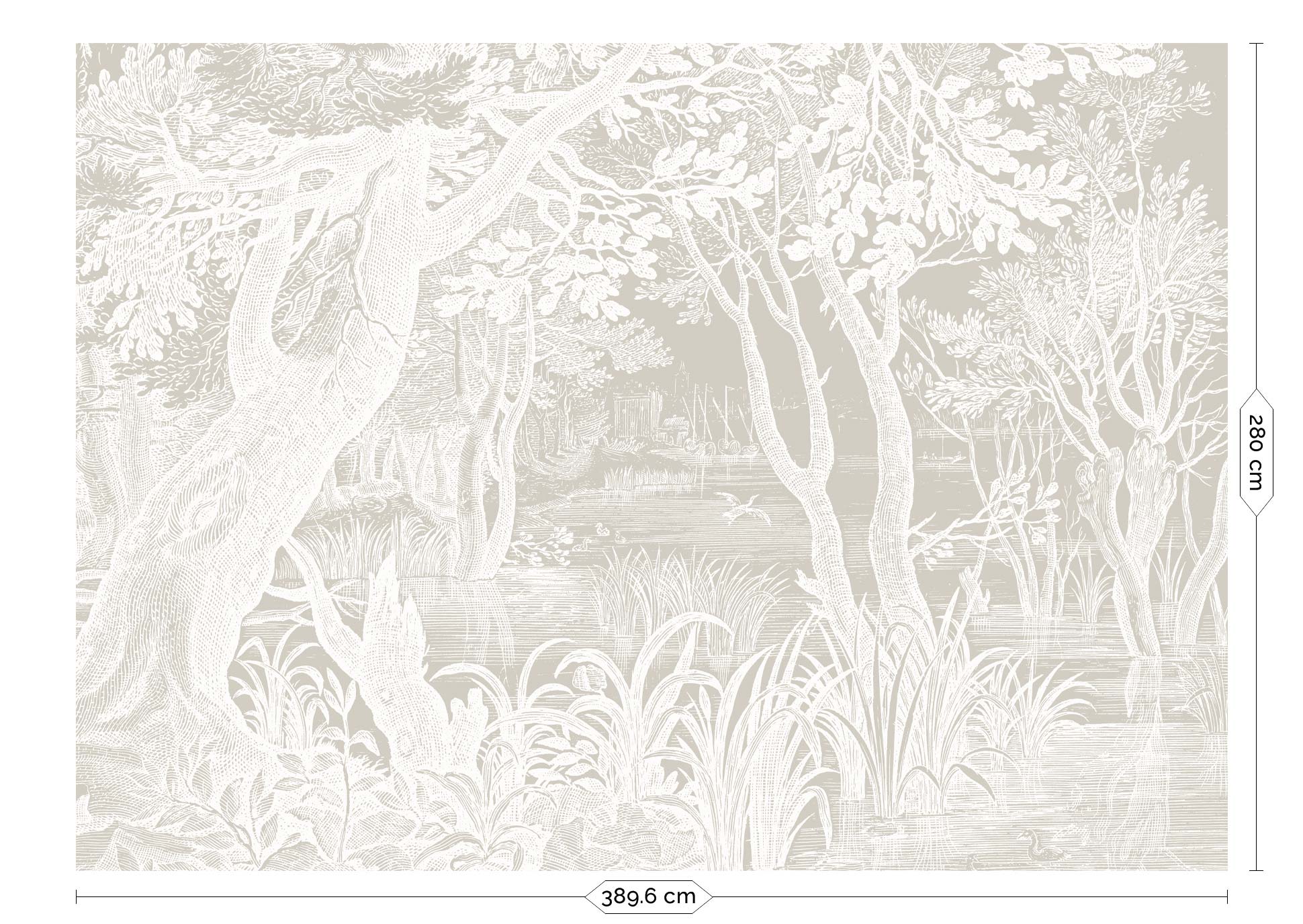 KEK Amsterdam Engraved Landscapes Wallpaper WP-767-R - 8 Sheets Behang