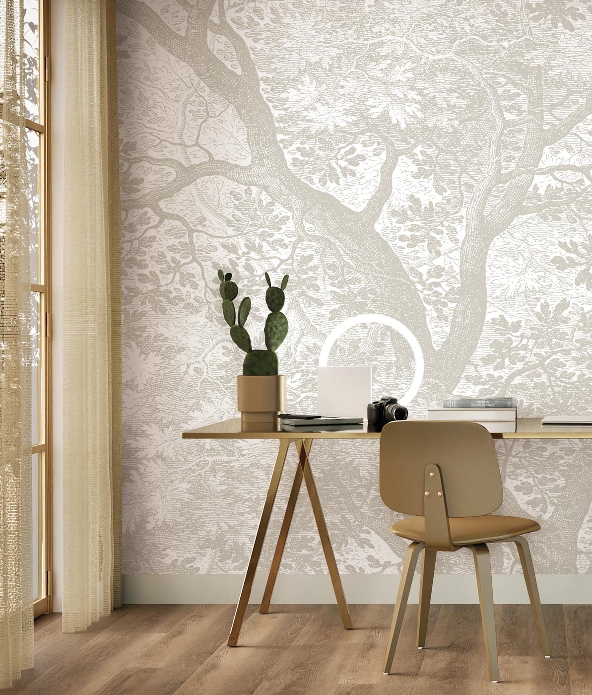 KEK Amsterdam Engraved Landscapes Wallpaper WP-770-R - 4 Sheets Behang
