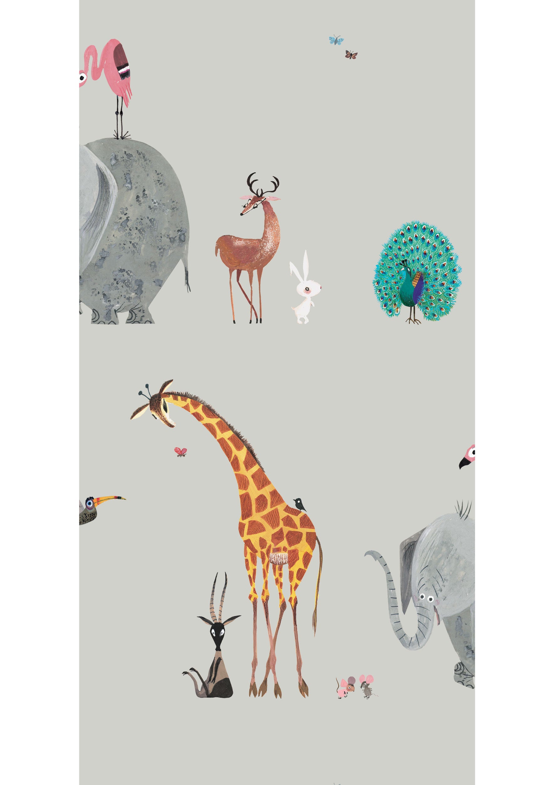 KEK Amsterdam Fiep Westendorp Animal Mix WP-133 Behang