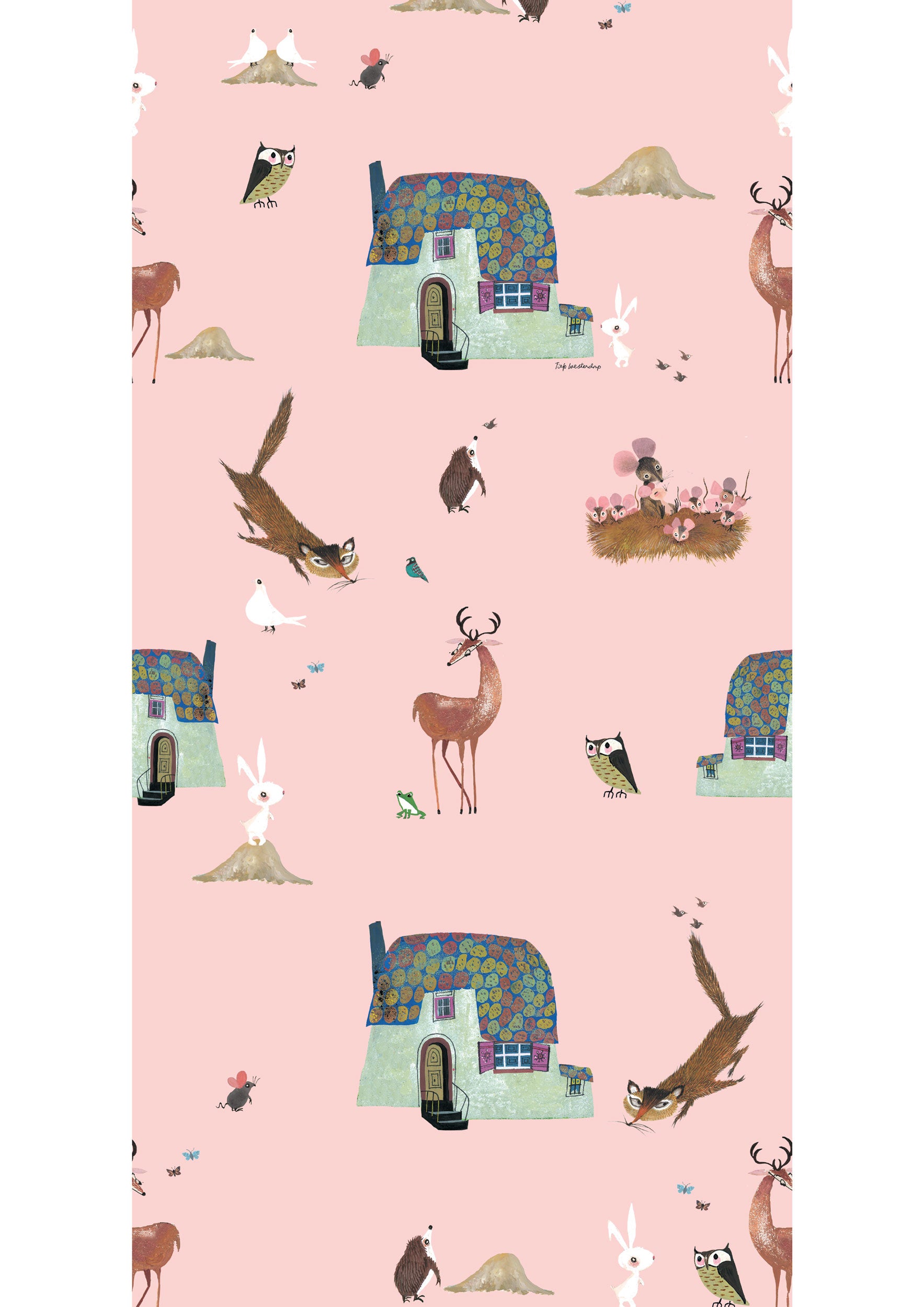 KEK Amsterdam Fiep Westendorp Forest Animals WP-100 Behang