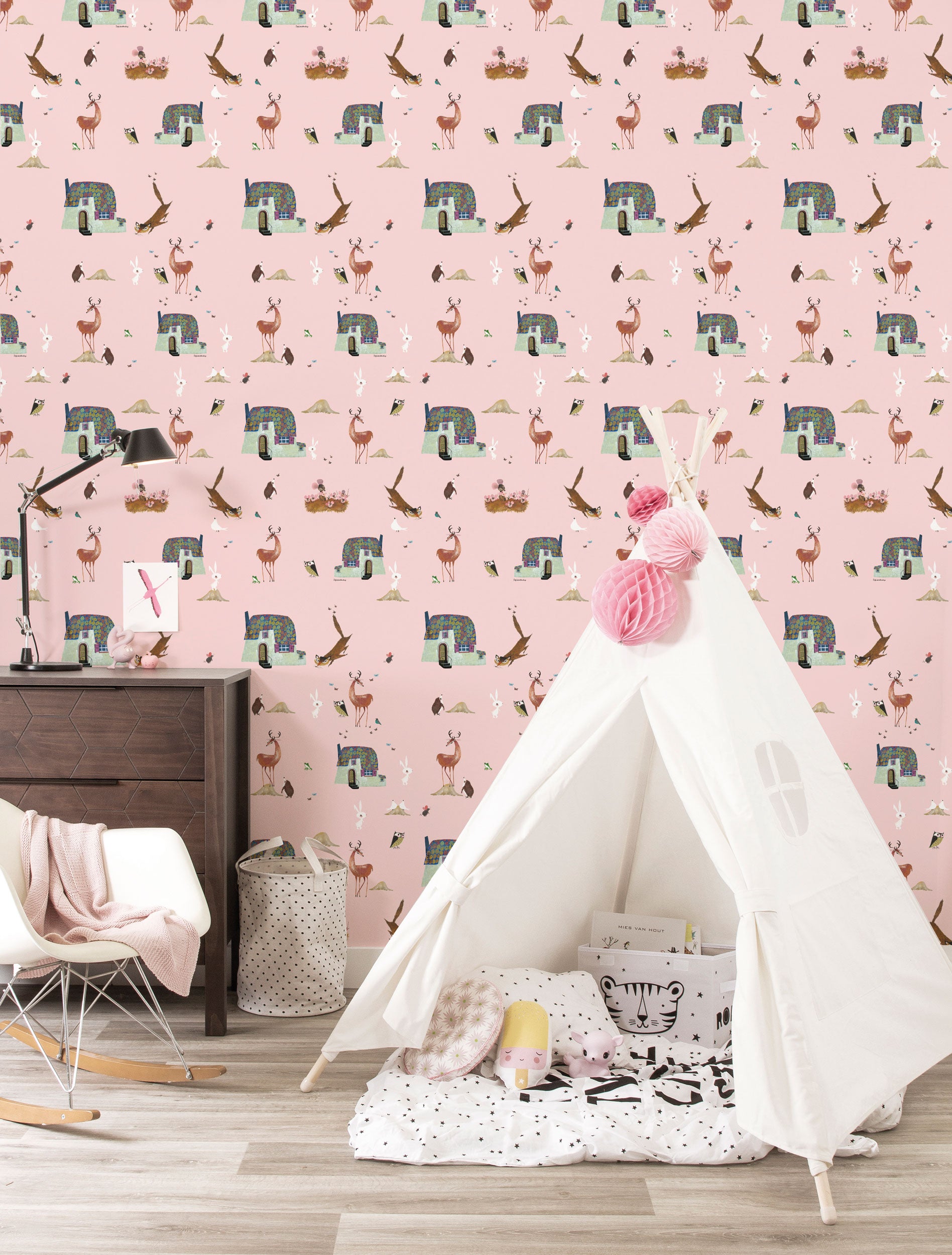 KEK Amsterdam Fiep Westendorp Forest Animals WP-100 Behang