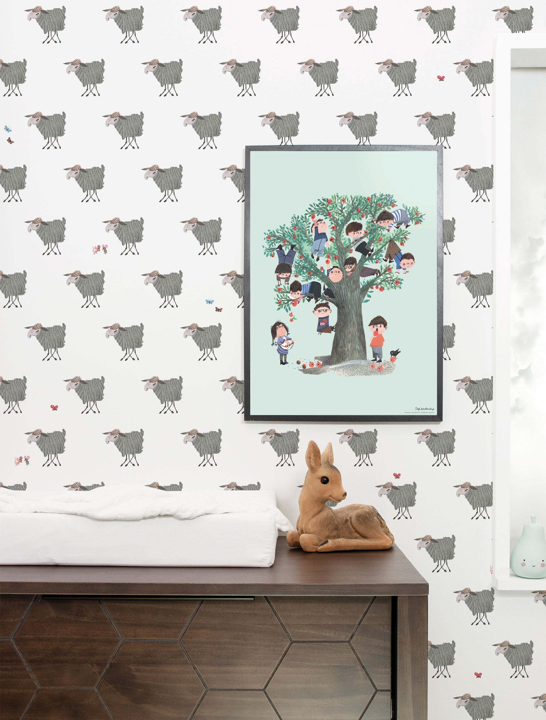 KEK Amsterdam Fiep Westendorp Sheep WP-123 Behang