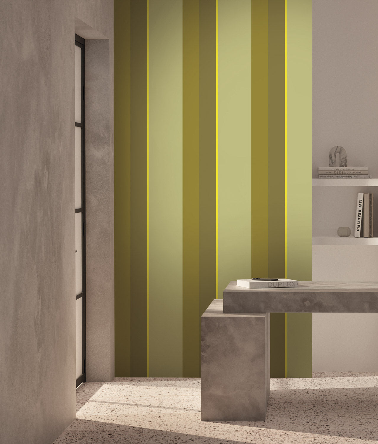 KEK Amsterdam Frans Uyterlinde Bold Stripes FU-008 Behang