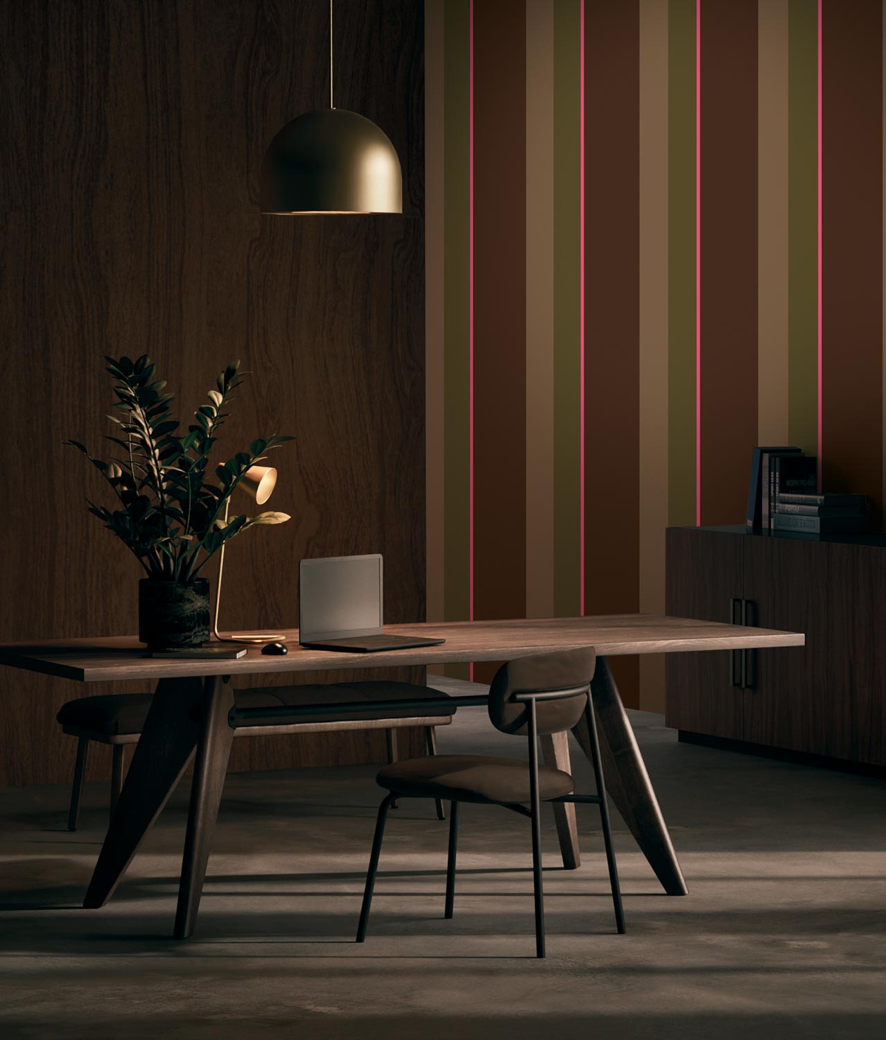 KEK Amsterdam Frans Uyterlinde Bold Stripes FU-010 Behang
