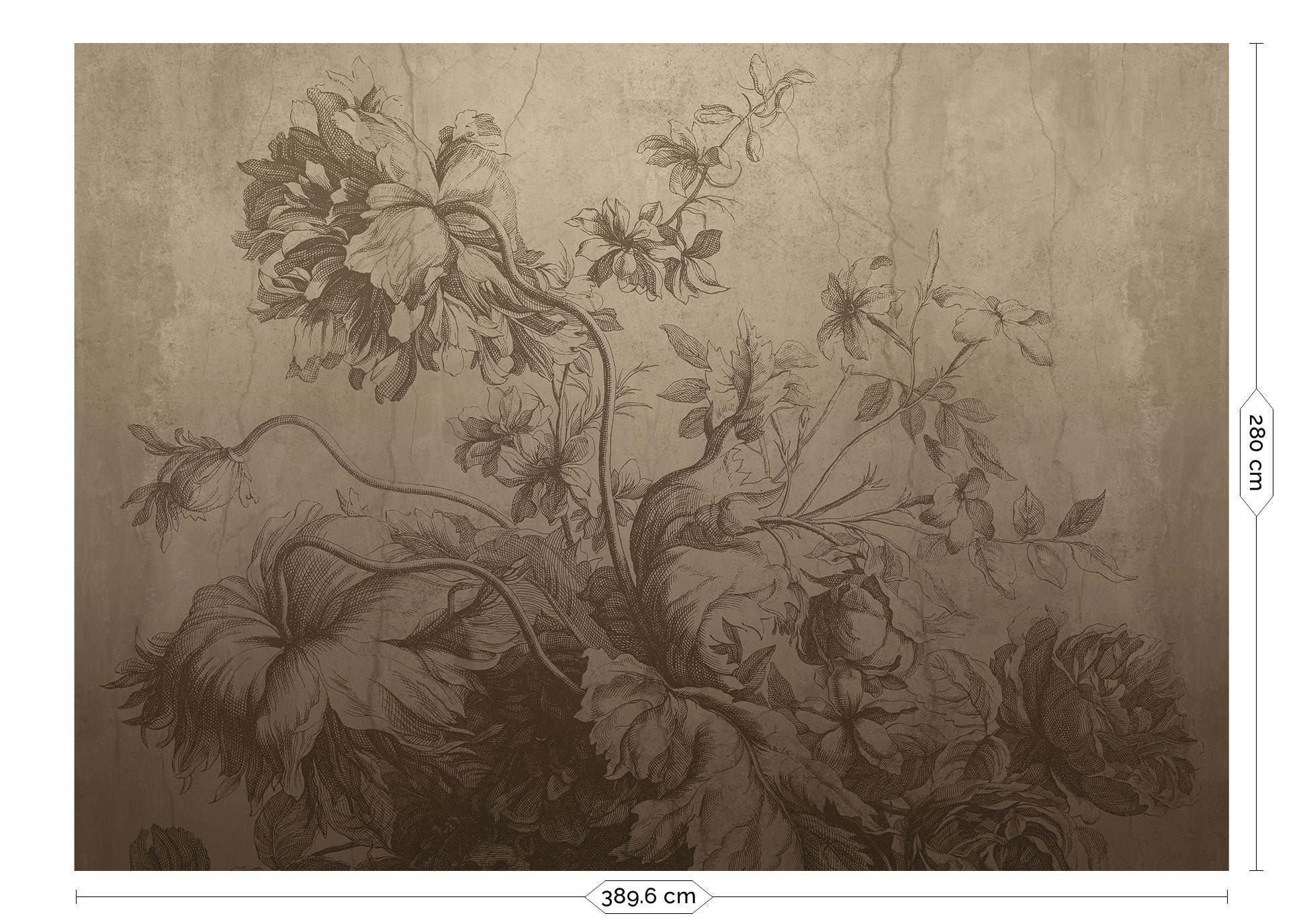 KEK Amsterdam Frans Uyterlinde Gradient Flowers FU-029 - 8 Sheets Behang