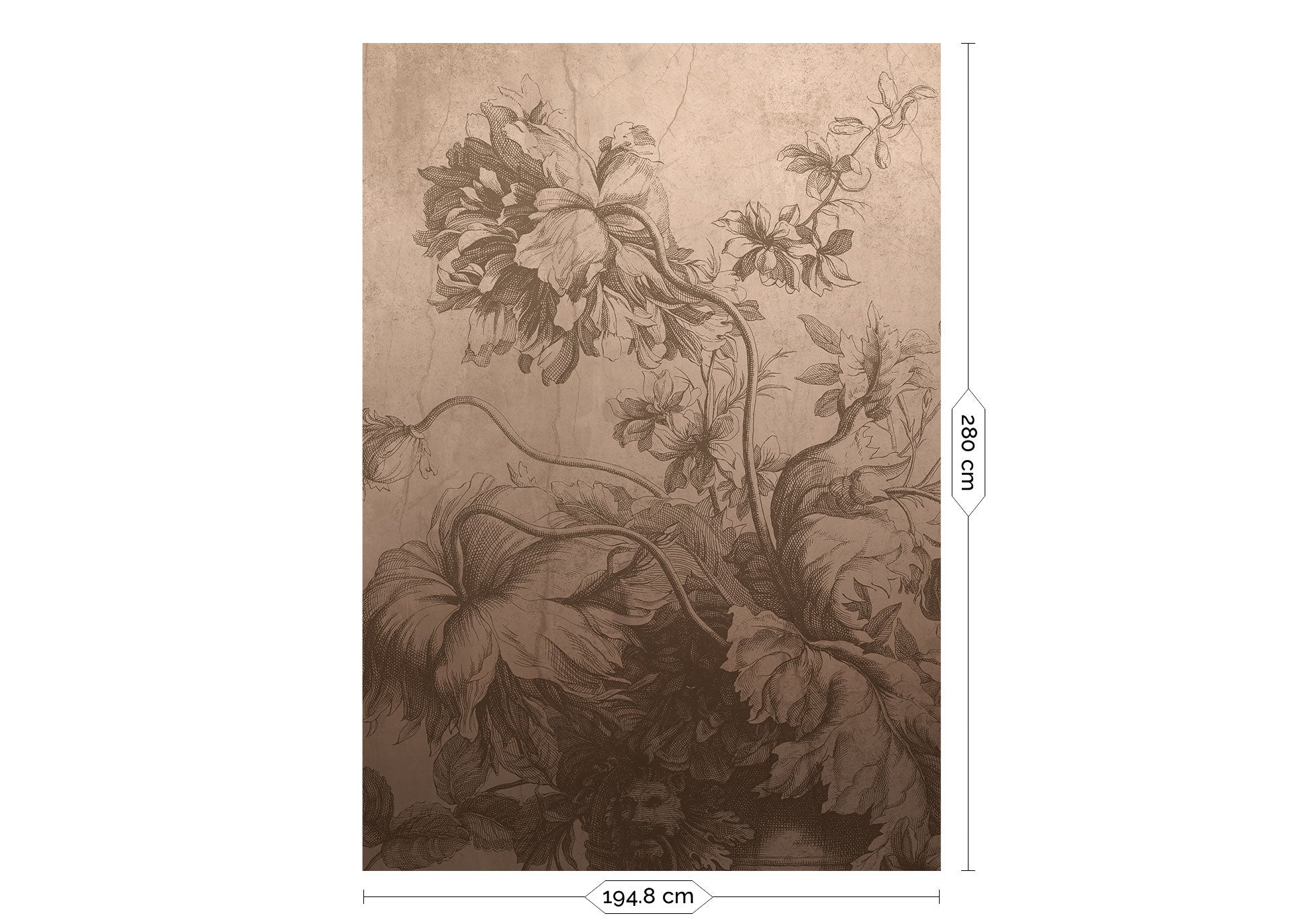 KEK Amsterdam Frans Uyterlinde Gradient Flowers FU-030 - 4 Sheets Behang