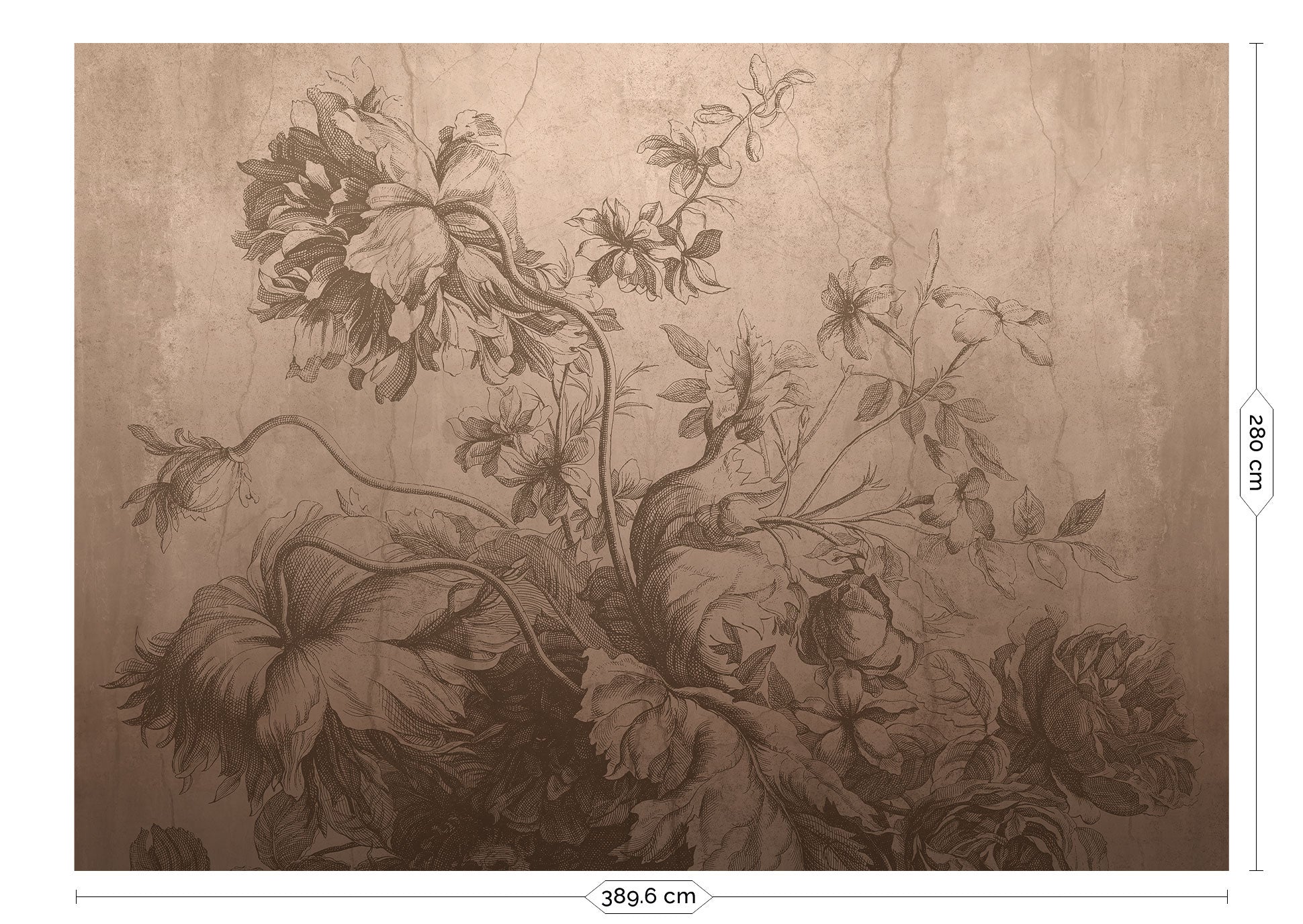 KEK Amsterdam Frans Uyterlinde Gradient Flowers FU-032 - 8 Sheets Behang