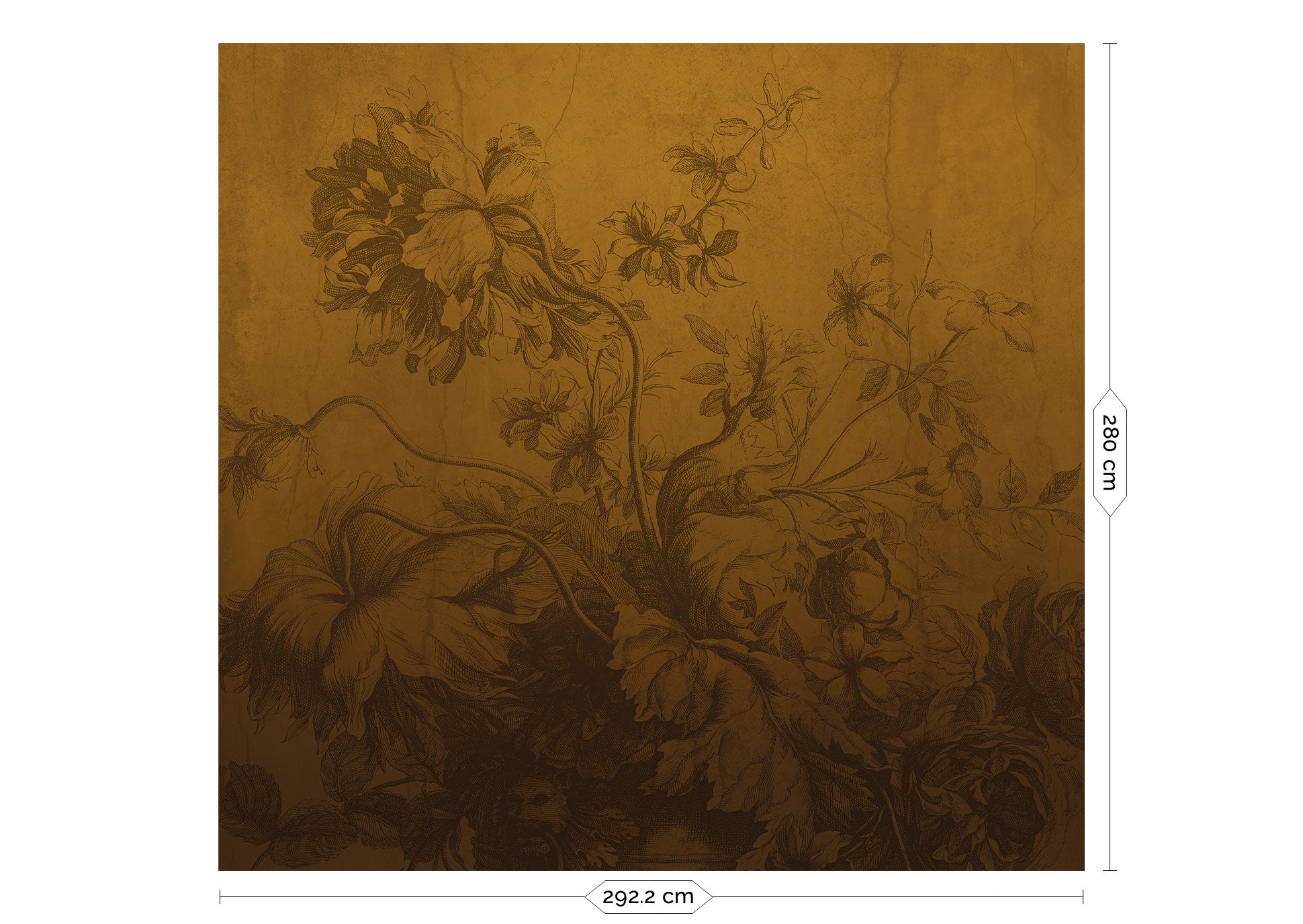 KEK Amsterdam Frans Uyterlinde Gradient Flowers FU-037 - 6 Sheets Behang