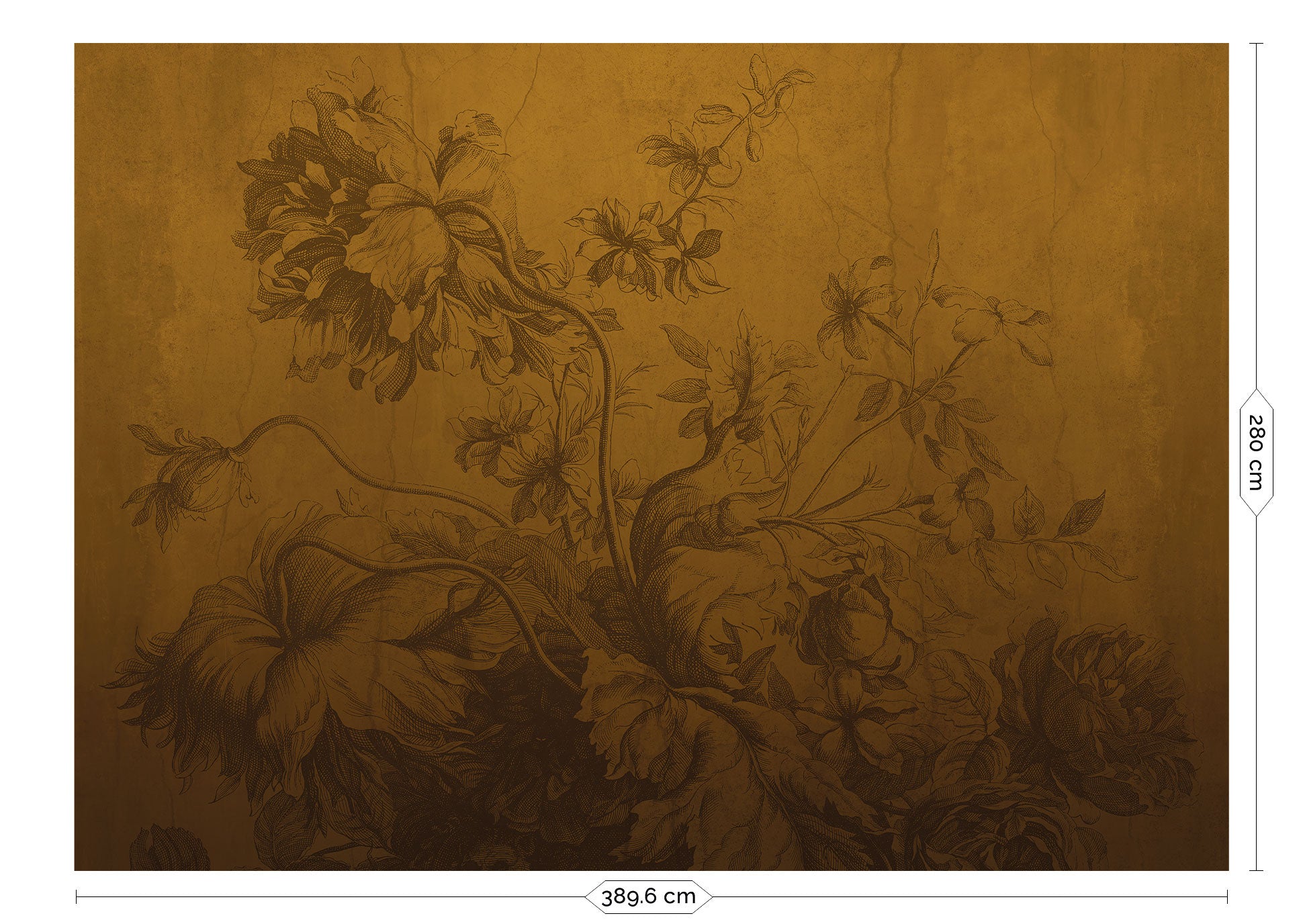 KEK Amsterdam Frans Uyterlinde Gradient Flowers FU-038 - 8 Sheets Behang