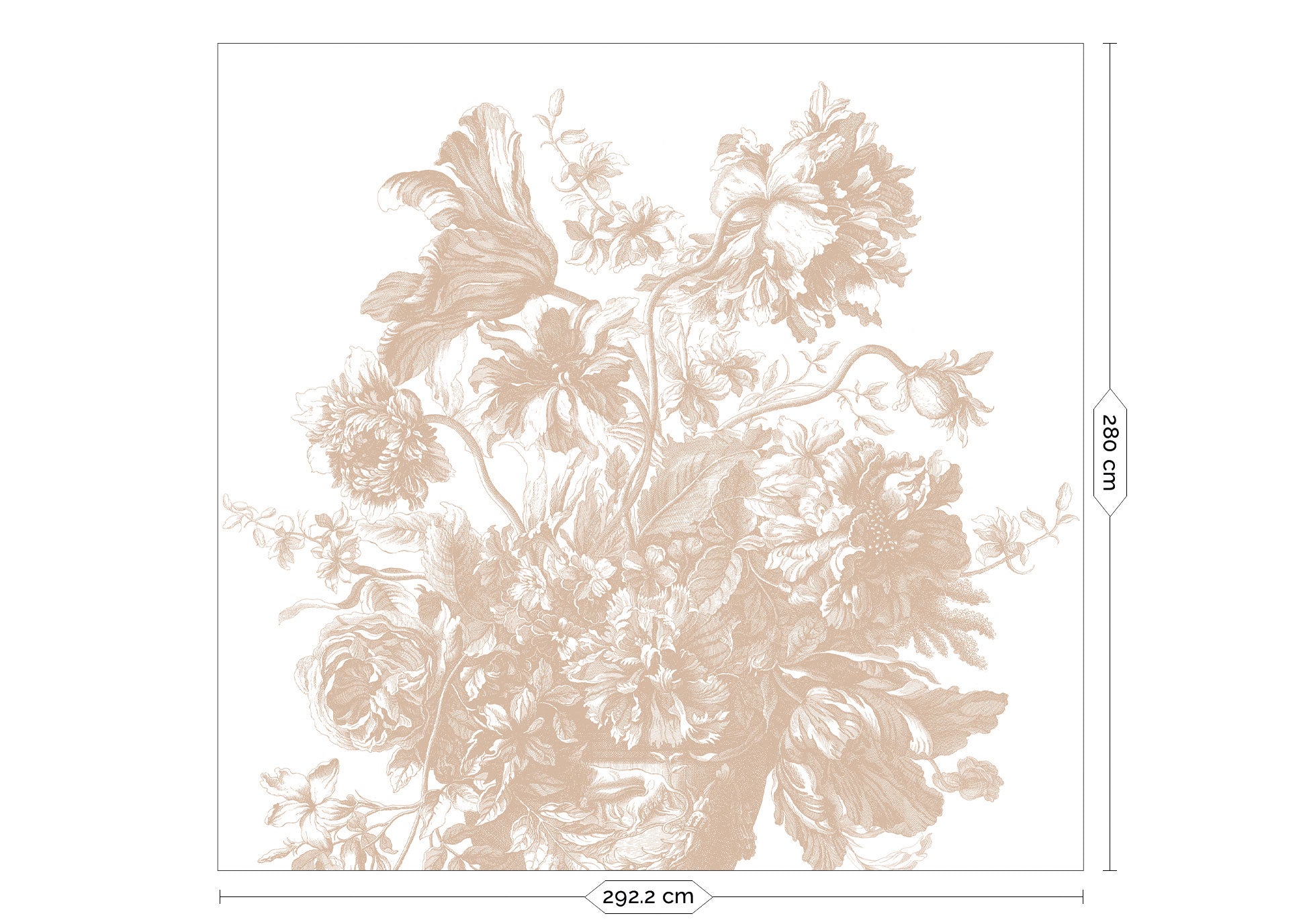 KEK Amsterdam Frans Uyterlinde Gradient Flowers FU-043 - 6 Sheets Behang