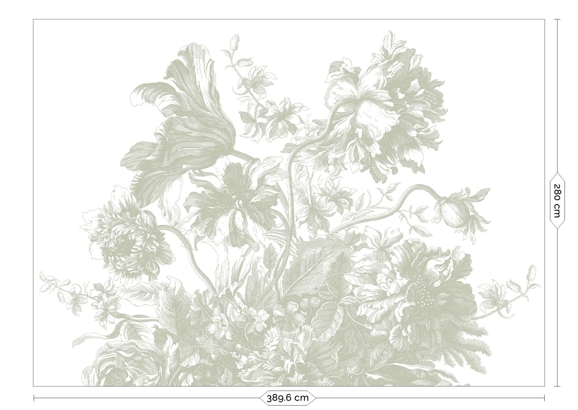KEK Amsterdam Frans Uyterlinde Gradient Flowers FU-047 - 8 Sheets Behang