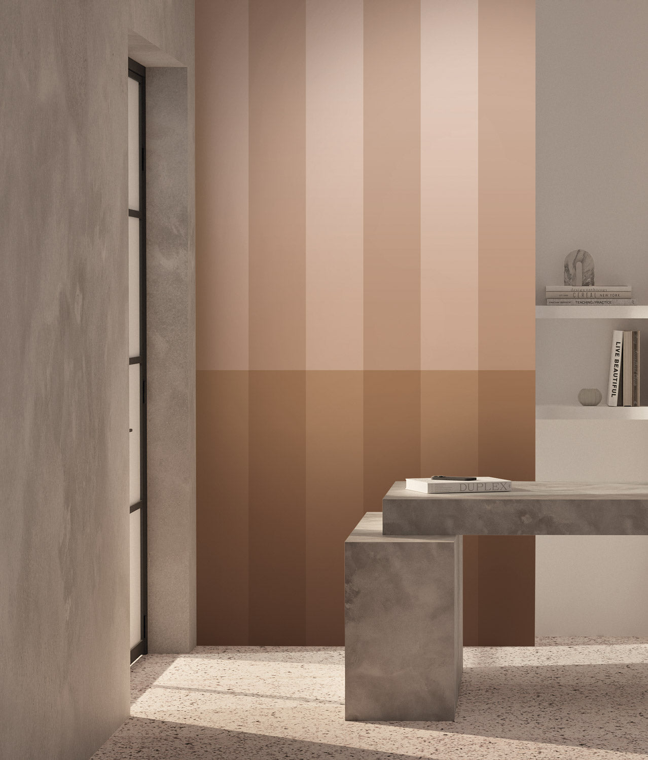 KEK Amsterdam Frans Uyterlinde Gradient Stripes FU-019 Behang