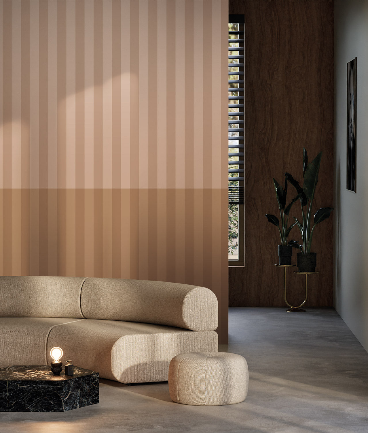 KEK Amsterdam Frans Uyterlinde Gradient Stripes FU-020 Behang