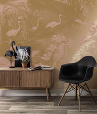 KEK Amsterdam Gold Metallic Engraved Landscapes MW-107 - 4 Sheets