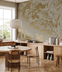 KEK Amsterdam Gold Metallic Engraved Landscapes MW-174 - 6 Sheets