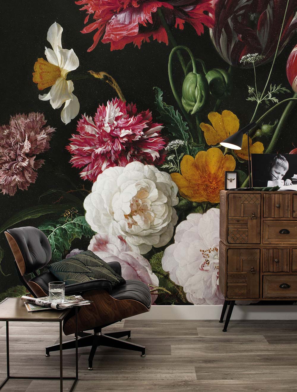 KEK Amsterdam Golden Age Flowers WP-201 - 4 Sheets Behang