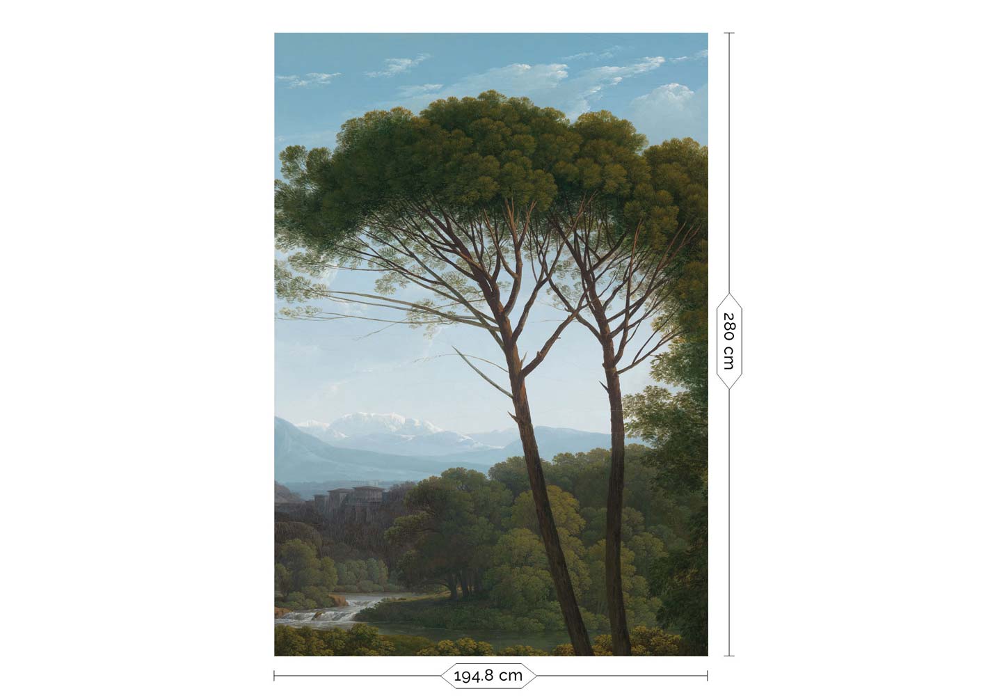 KEK Amsterdam Golden Age Landscapes WP-381 - 4 Sheets Behang