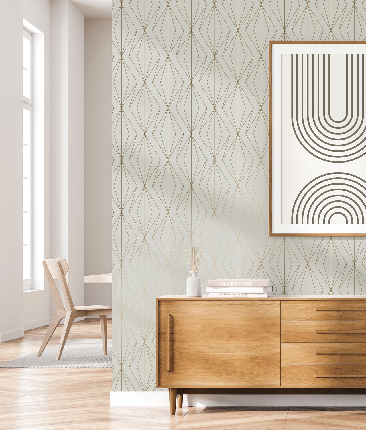 KEK Amsterdam Golden Lines MW-073 Behang
