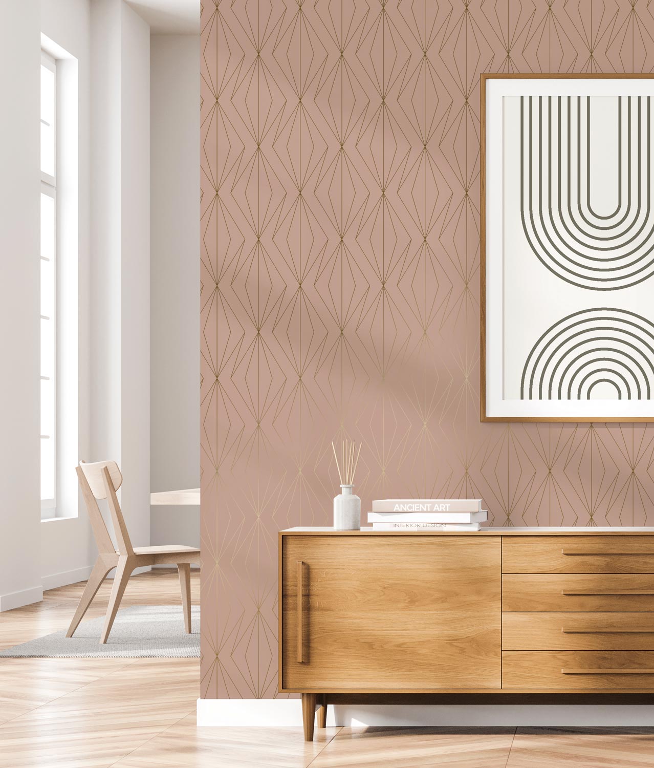 KEK Amsterdam Golden Lines MW-074 Behang
