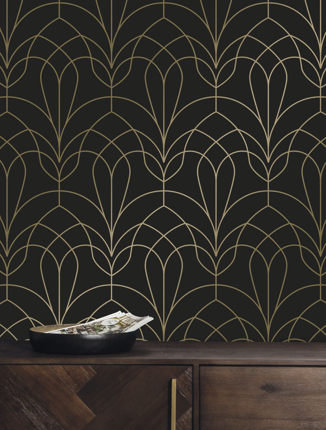 KEK Amsterdam Golden Lines MW-086 Behang