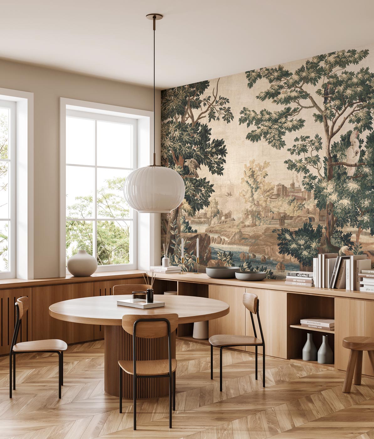 KEK Amsterdam Landscape Tapestries WP-782-R - 4 Sheets Behang