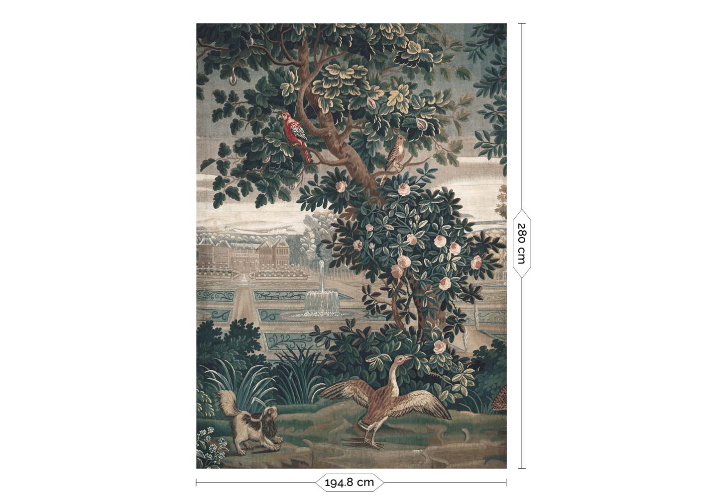 KEK Amsterdam Landscape Tapestries WP-794-R - 4 Sheets Behang