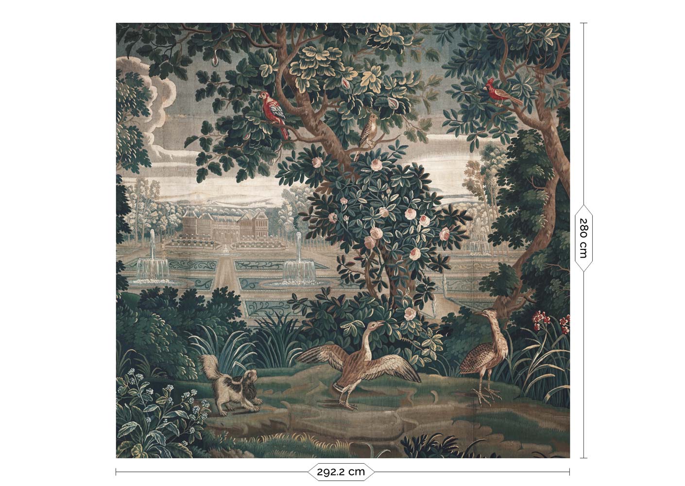 KEK Amsterdam Landscape Tapestries WP-795-R - 6 Sheets Behang