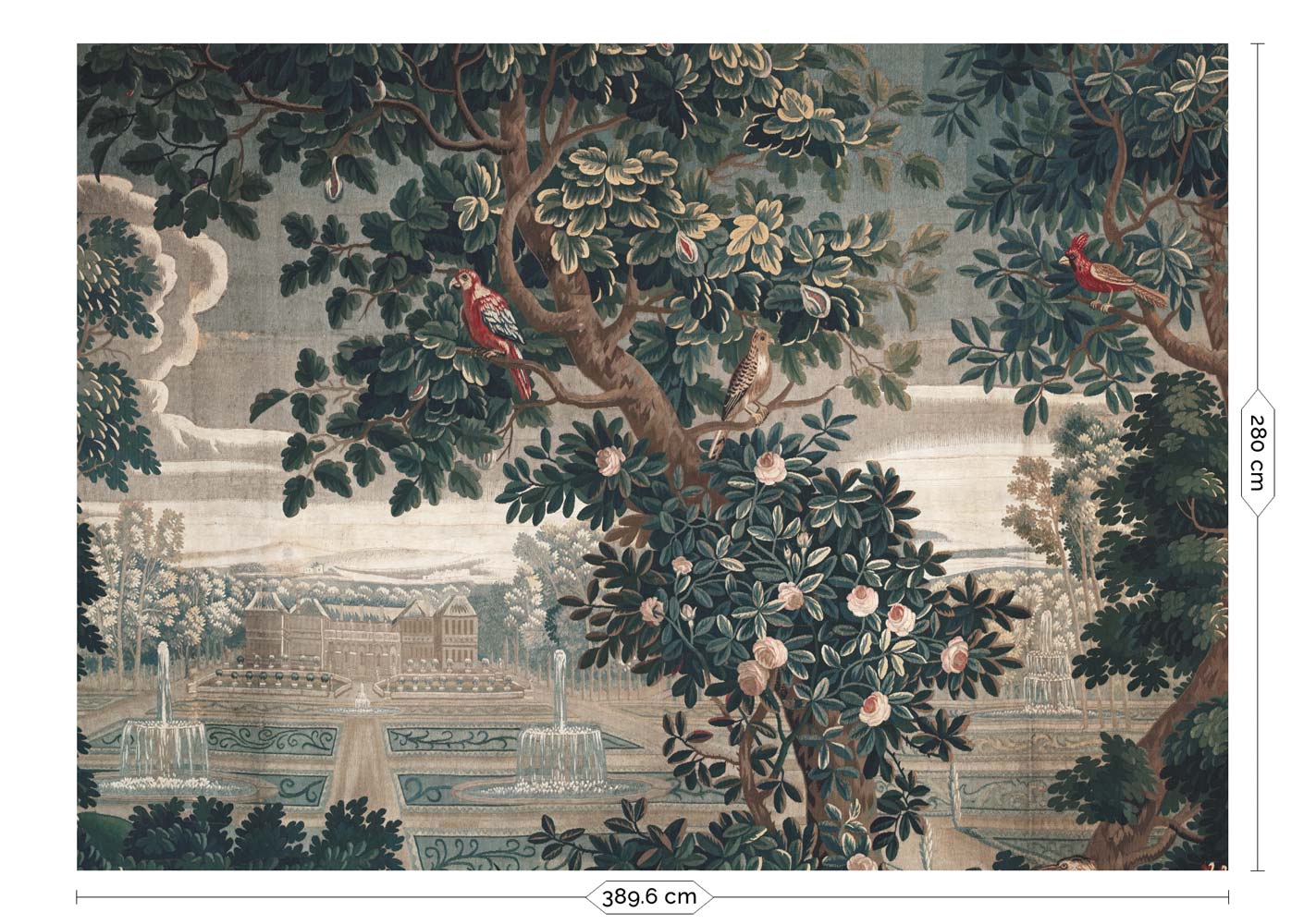 KEK Amsterdam Landscape Tapestries WP-796-R - 8 Sheets Behang