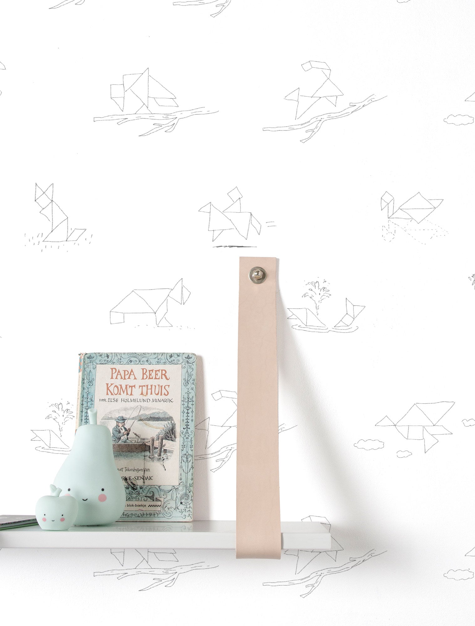 KEK Amsterdam Tangram Animal Sketches WP-424 Behang