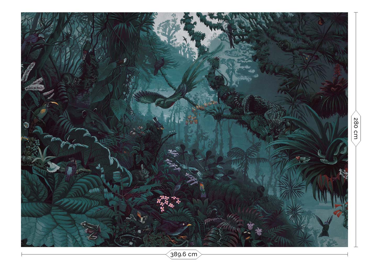 KEK Amsterdam Tropical Landscapes WP-713 - 8 Sheets Behang