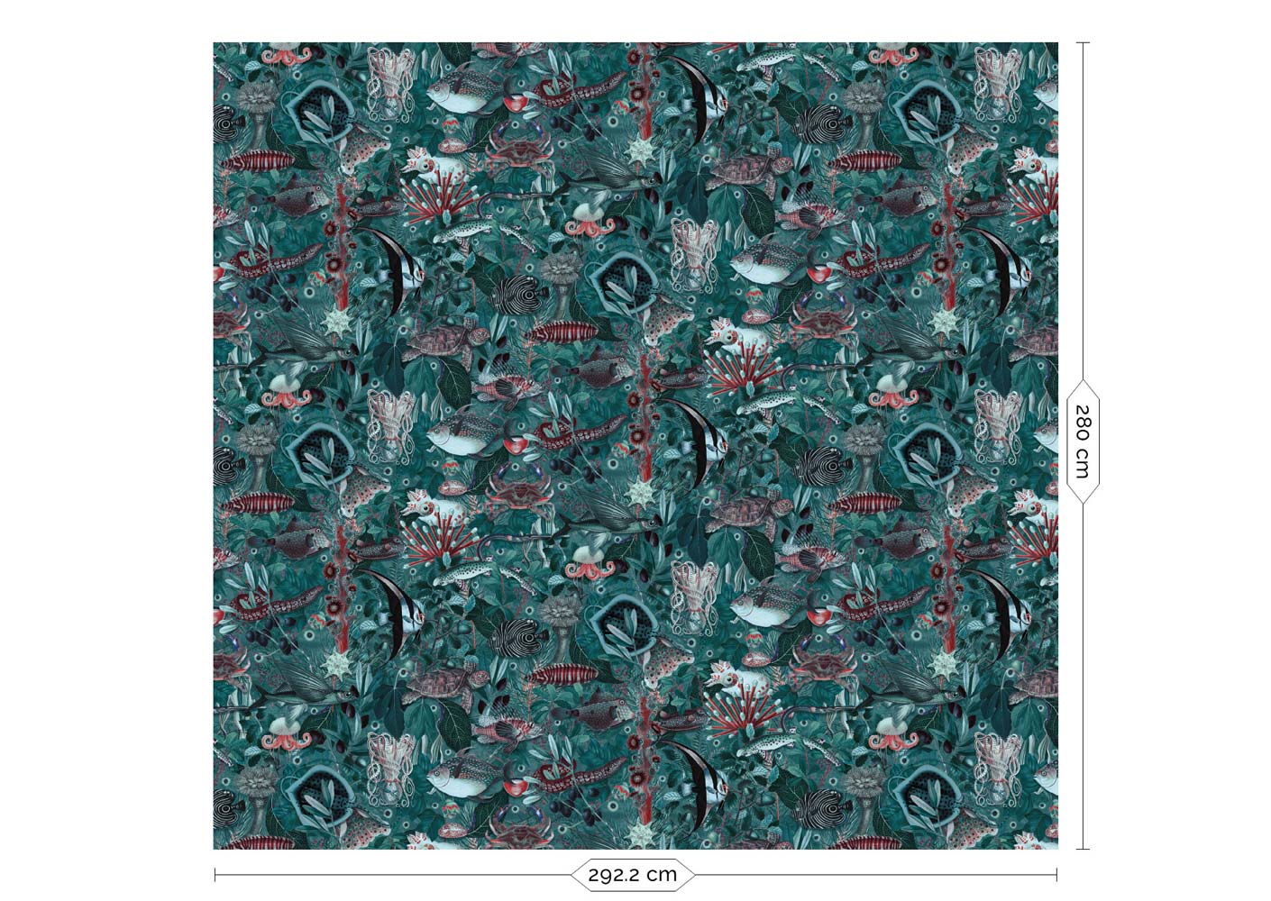 KEK Amsterdam Underwater Jungle WP-692 - 6 Sheets Behang
