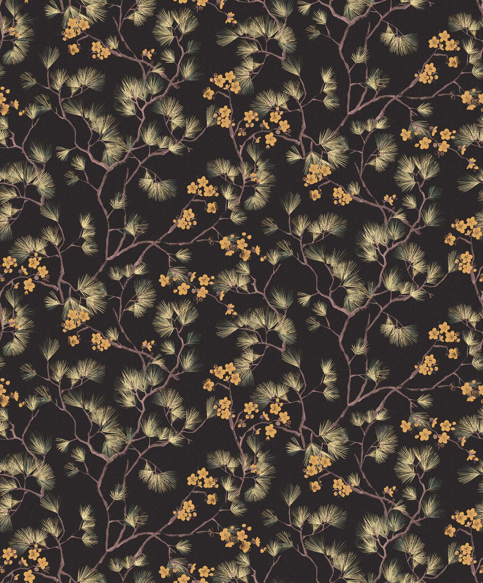 Khrôma Kimono Haru Gold KIM106 Behang