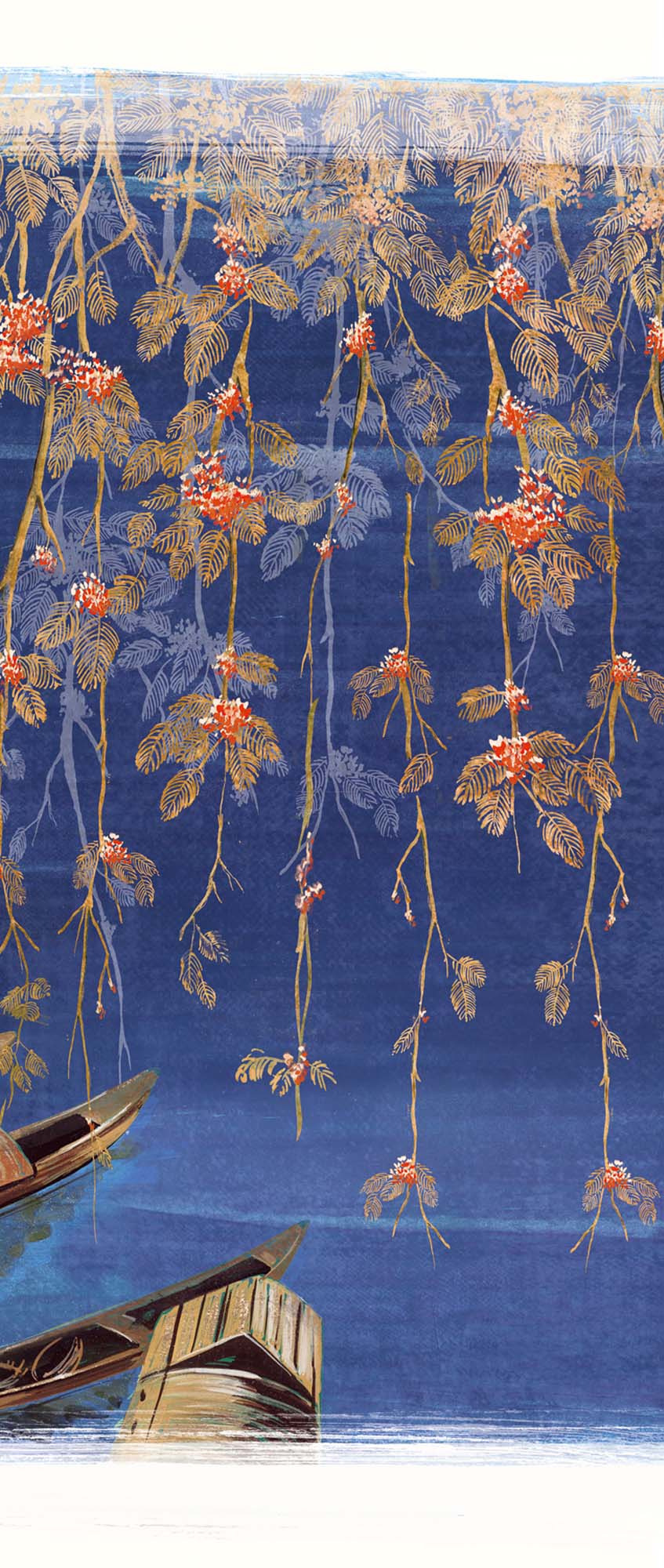 Khrôma Kimono River Dew DGKIM2033 Behang