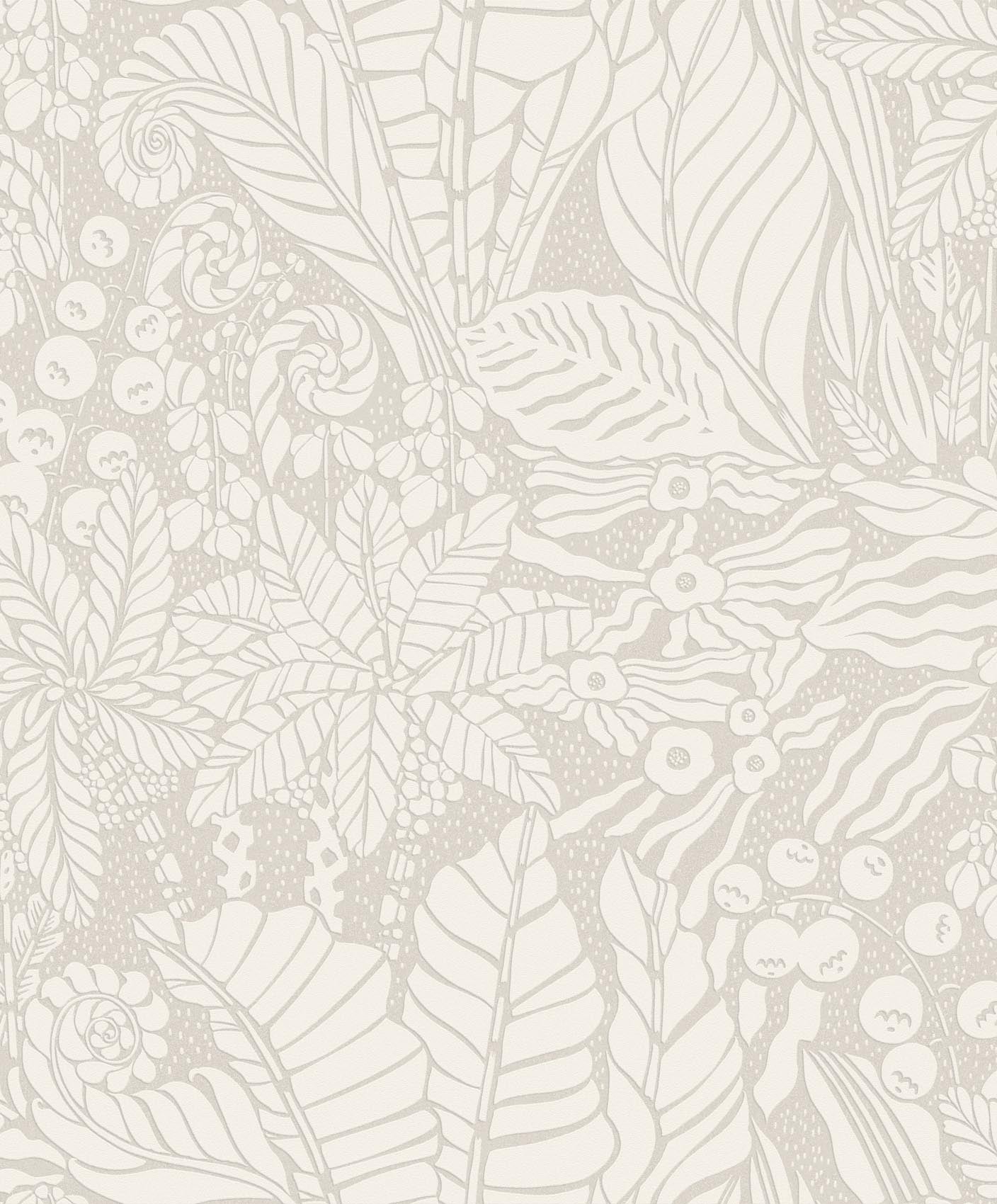 Khrôma Mysa Madita White YSA103 Behang