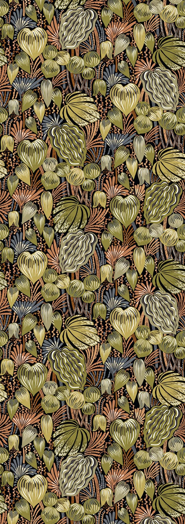 Khrôma Mysa Pomona Olive DGYSA1041-260 Behang