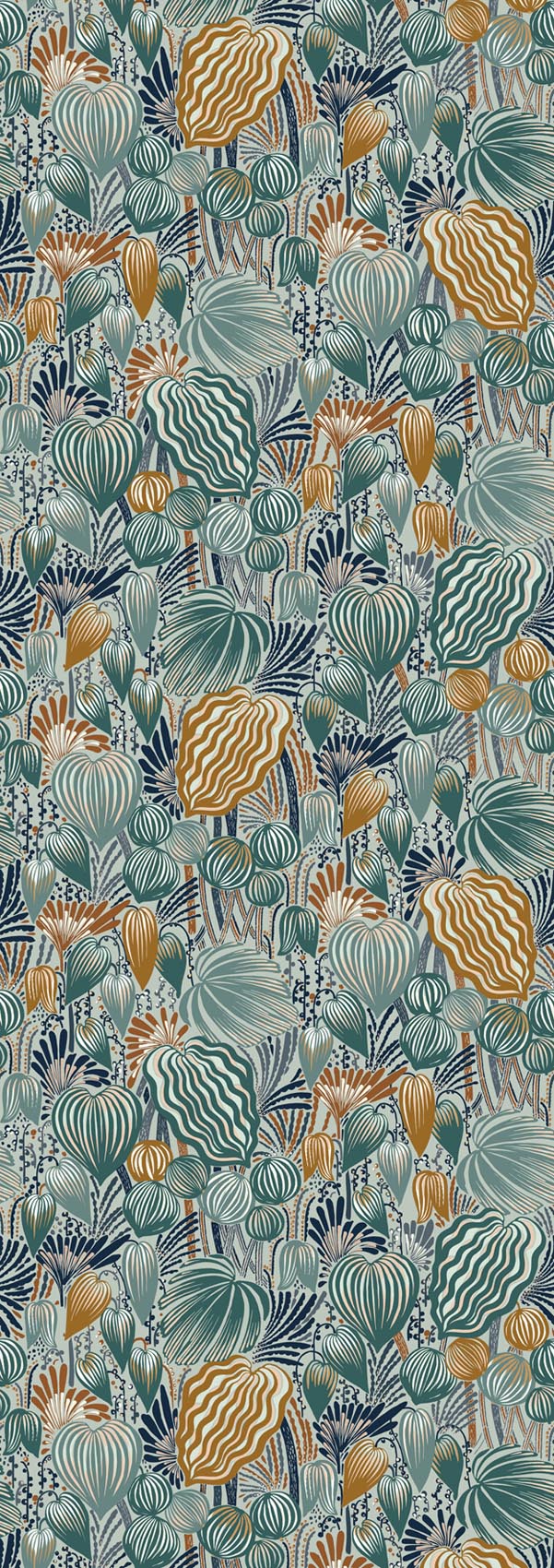 Khrôma Mysa Pomona Teal DGYSA1051-260 Behang