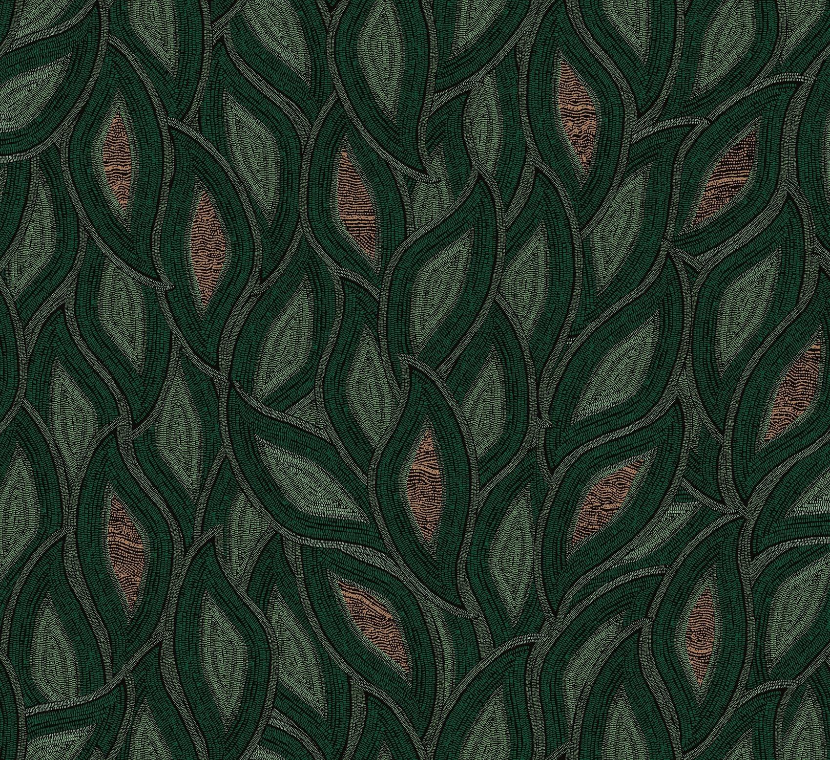 Khrôma Terra Maeva Emerald TER402 Behang