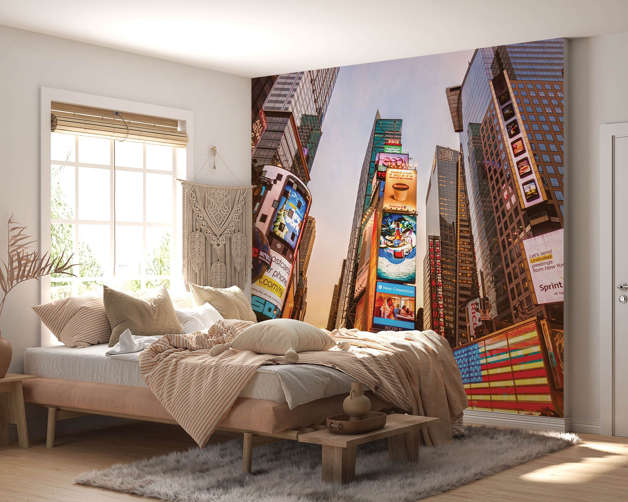 Kleurrijk Times Square - LW00313 Fotobehang