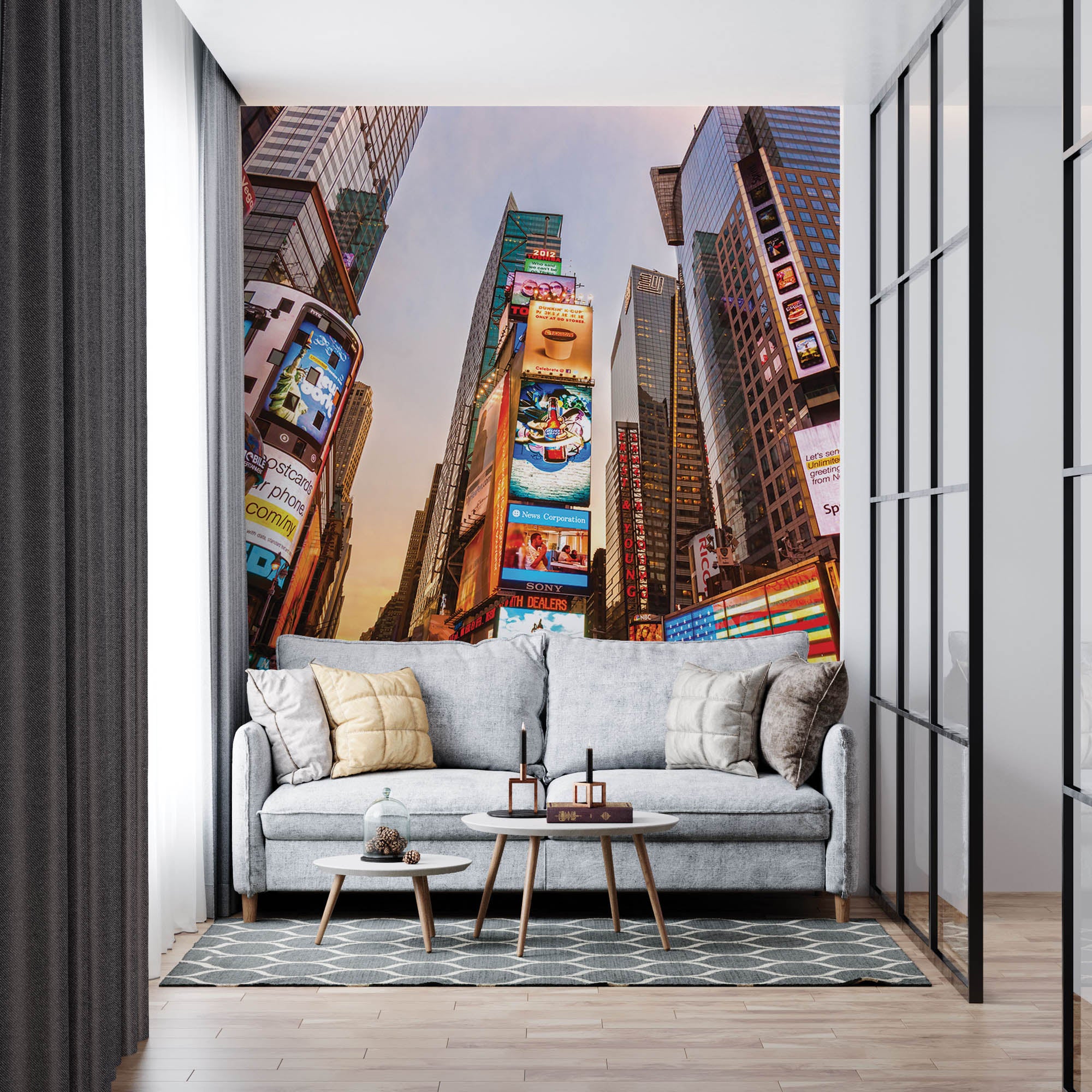 Kleurrijk Times Square - LW00313 Fotobehang