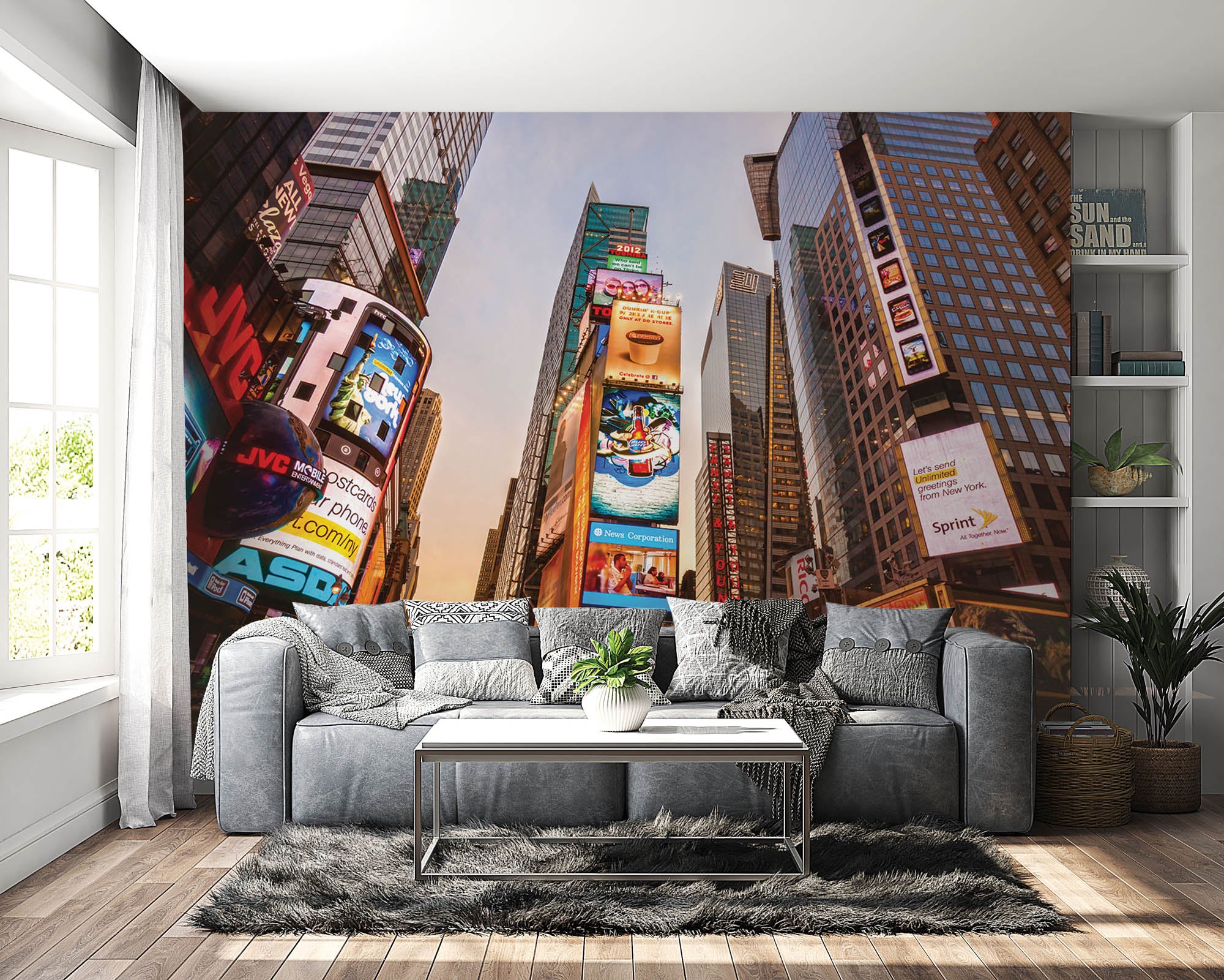 Kleurrijk Times Square - LW00313 Fotobehang