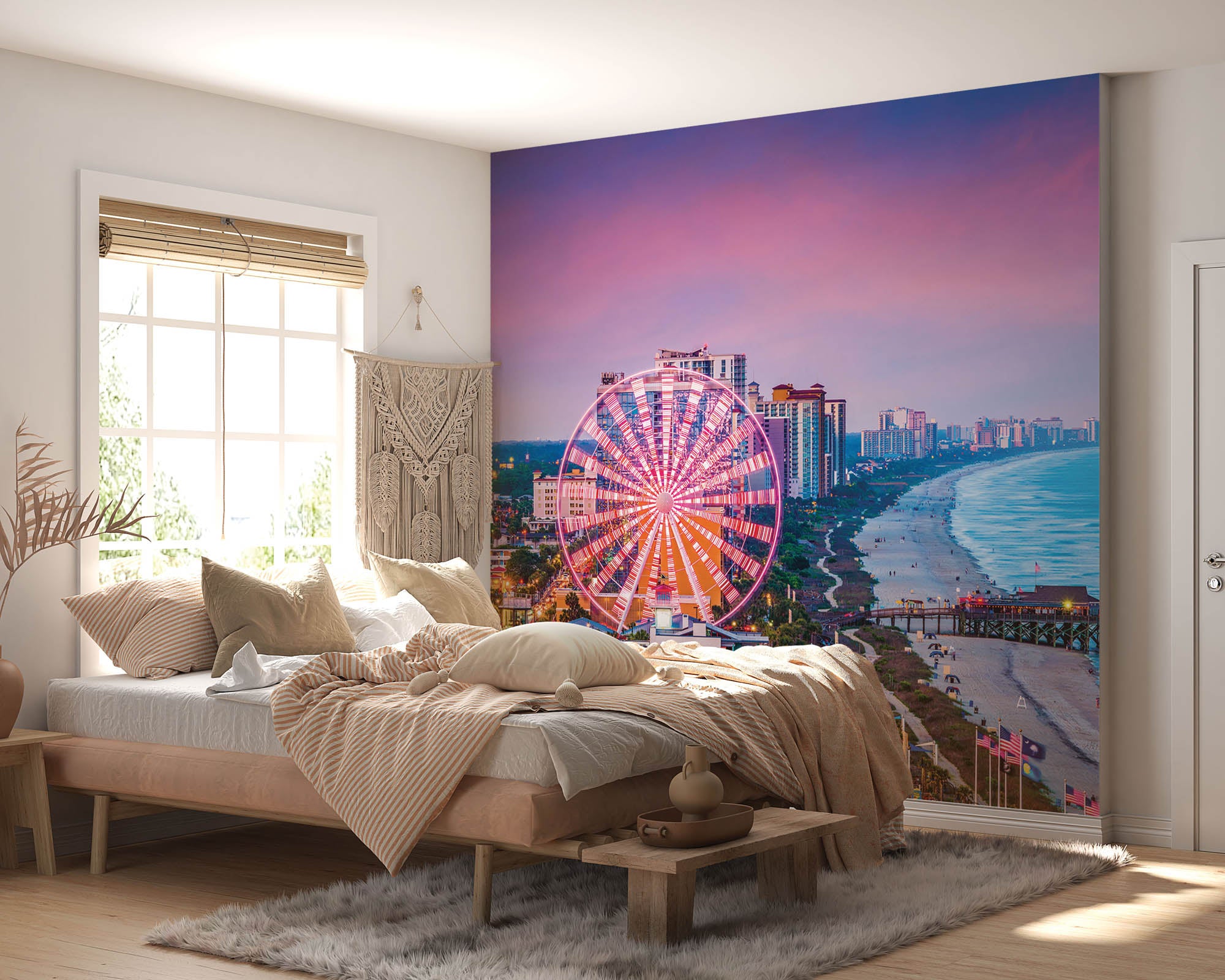 Kleurrijke Kust Amerika - LW00374 Fotobehang