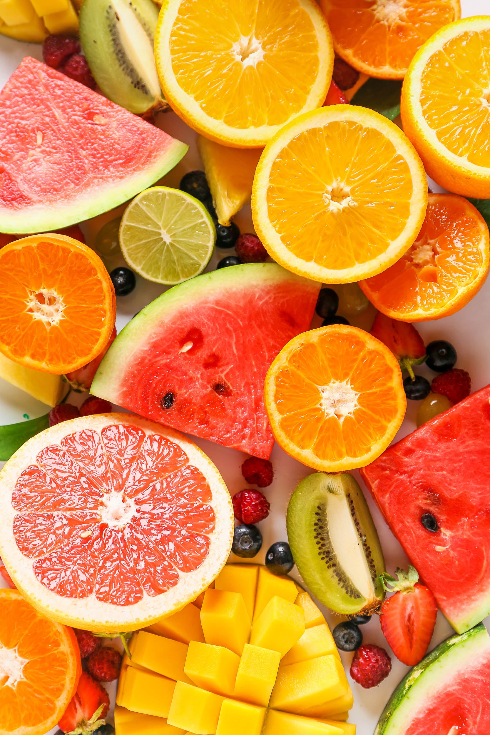 Kleurrijke Verse Fruitmix - LW00914 Fotobehang
