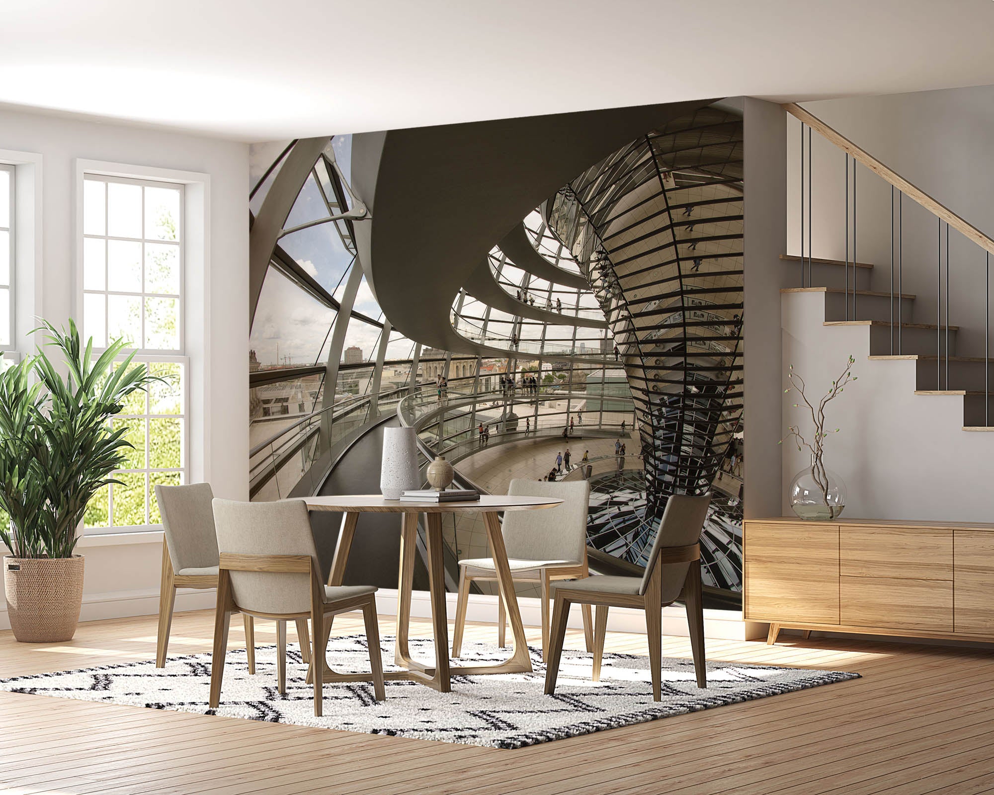 Koepel Rijksdaggebouw- LW00010 Fotobehang