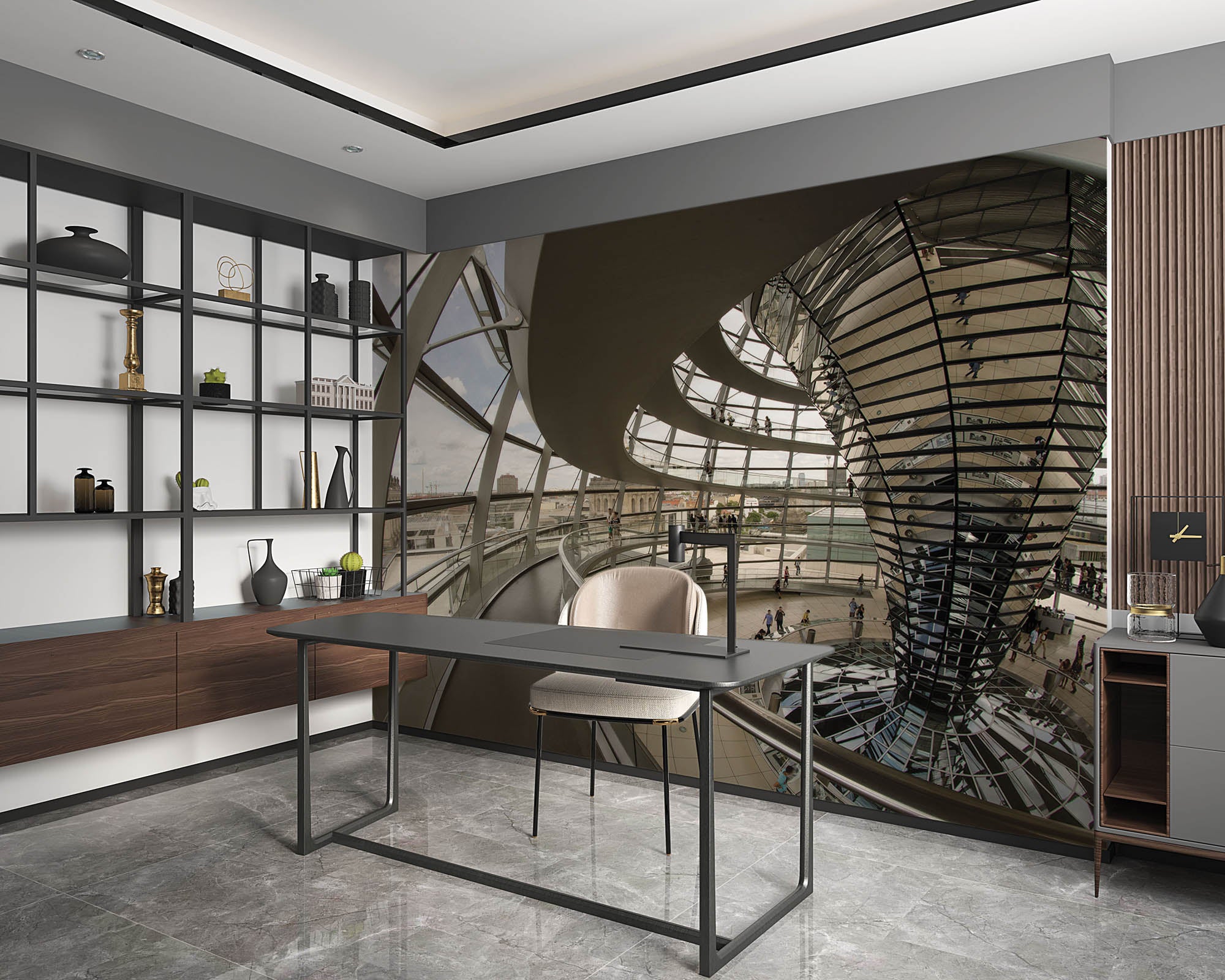 Koepel Rijksdaggebouw- LW00010 Fotobehang