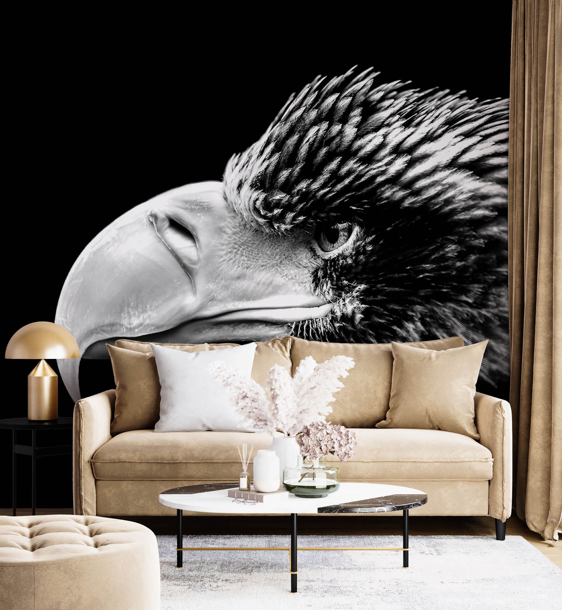 Kop van zeearend - LW00244 Fotobehang