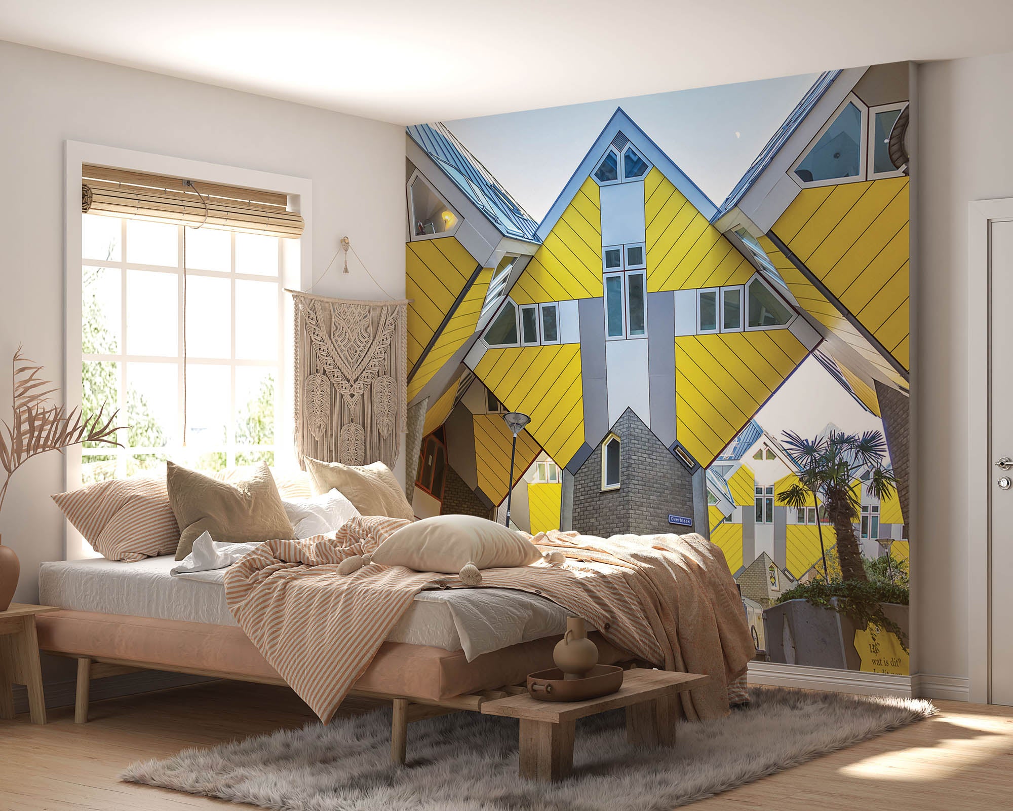 Kubuswoningen - LW00393 Fotobehang